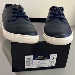 KIDS POLO SNEAKERS (RF101476) NAVY THURSTON - USED